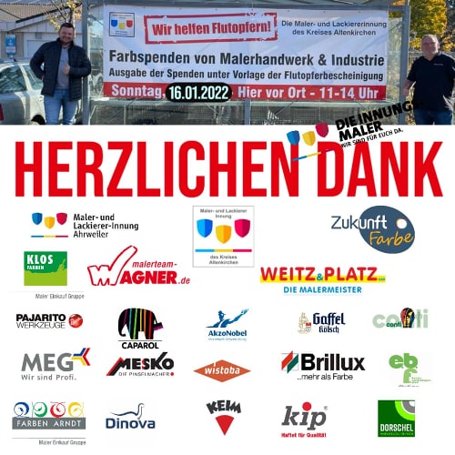 Spendentag "Farben und Werkzeuge"