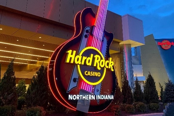 AkzoNobel coatings protect the Hard Rock Cafe guitar in Gary, Indiana.