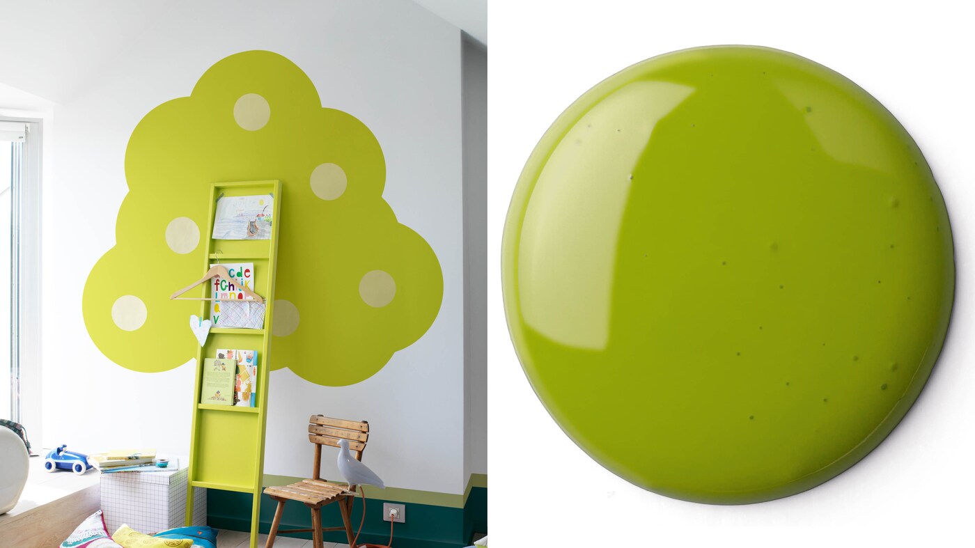 Introduce el espíritu de la magia de la naturaleza en la habitación del bebé con este majestuoso árbol estantería, un sencillo proyecto de pintura que se puede hacer en una tarde.