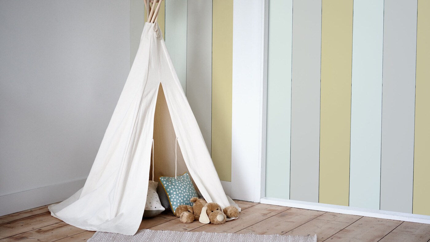 Die perfekte Farbpalette für beruhigende, neutrale Kinderzimmer