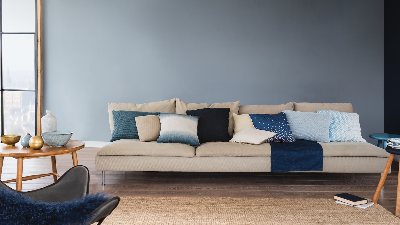 Entdecken Sie, wie Denim Drift, die Farbe des Jahres 2017, Ihr Zuhause verwandeln kann.