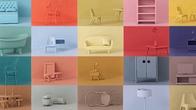 kolase set kamar aneka warna