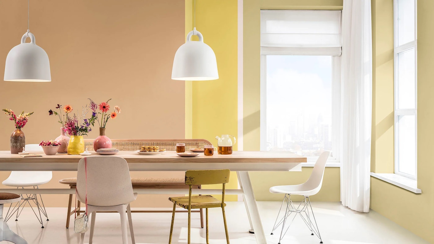 yellow paint
