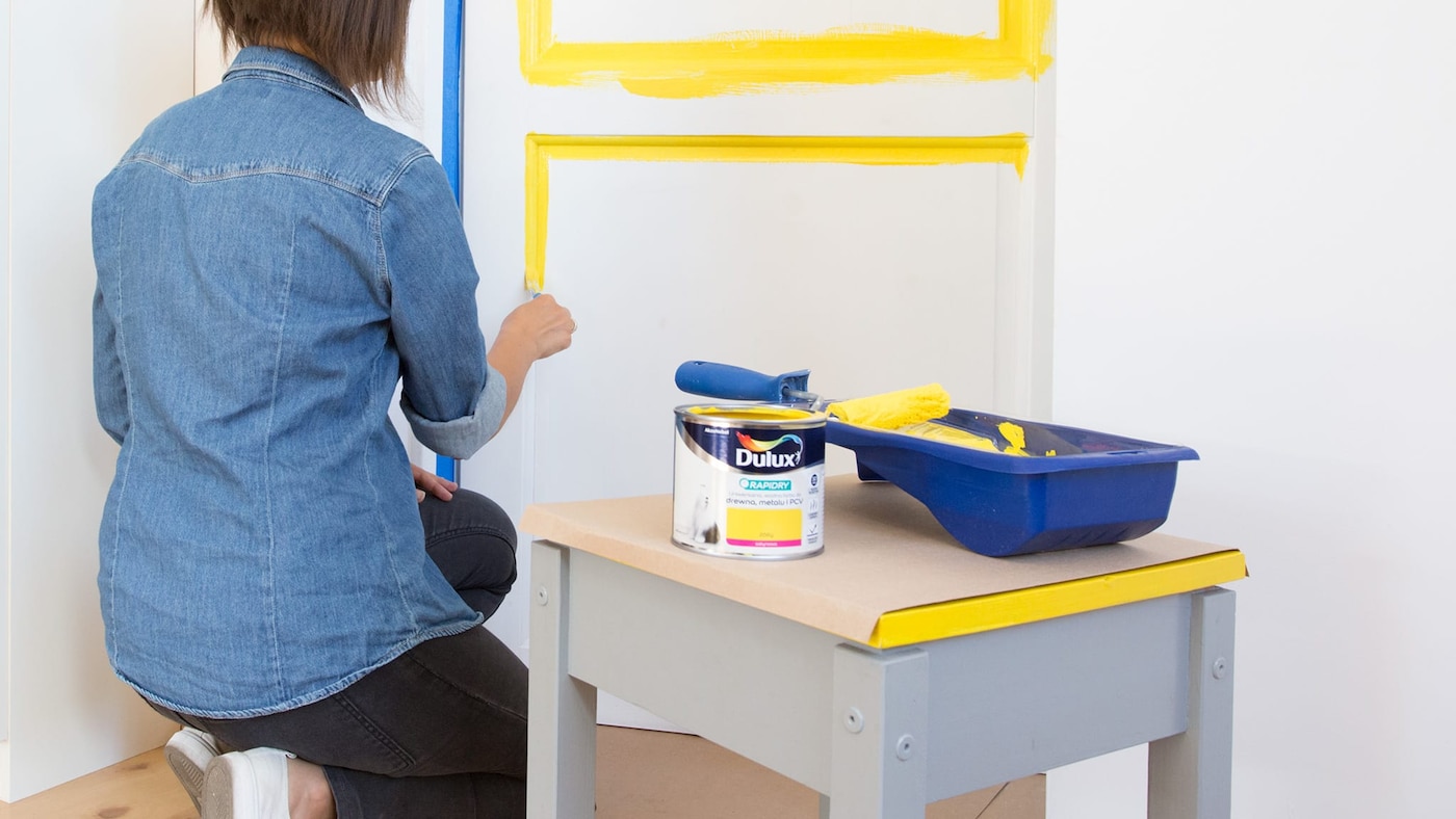 Malowanie pędzlem trudno dostępnych miejsc