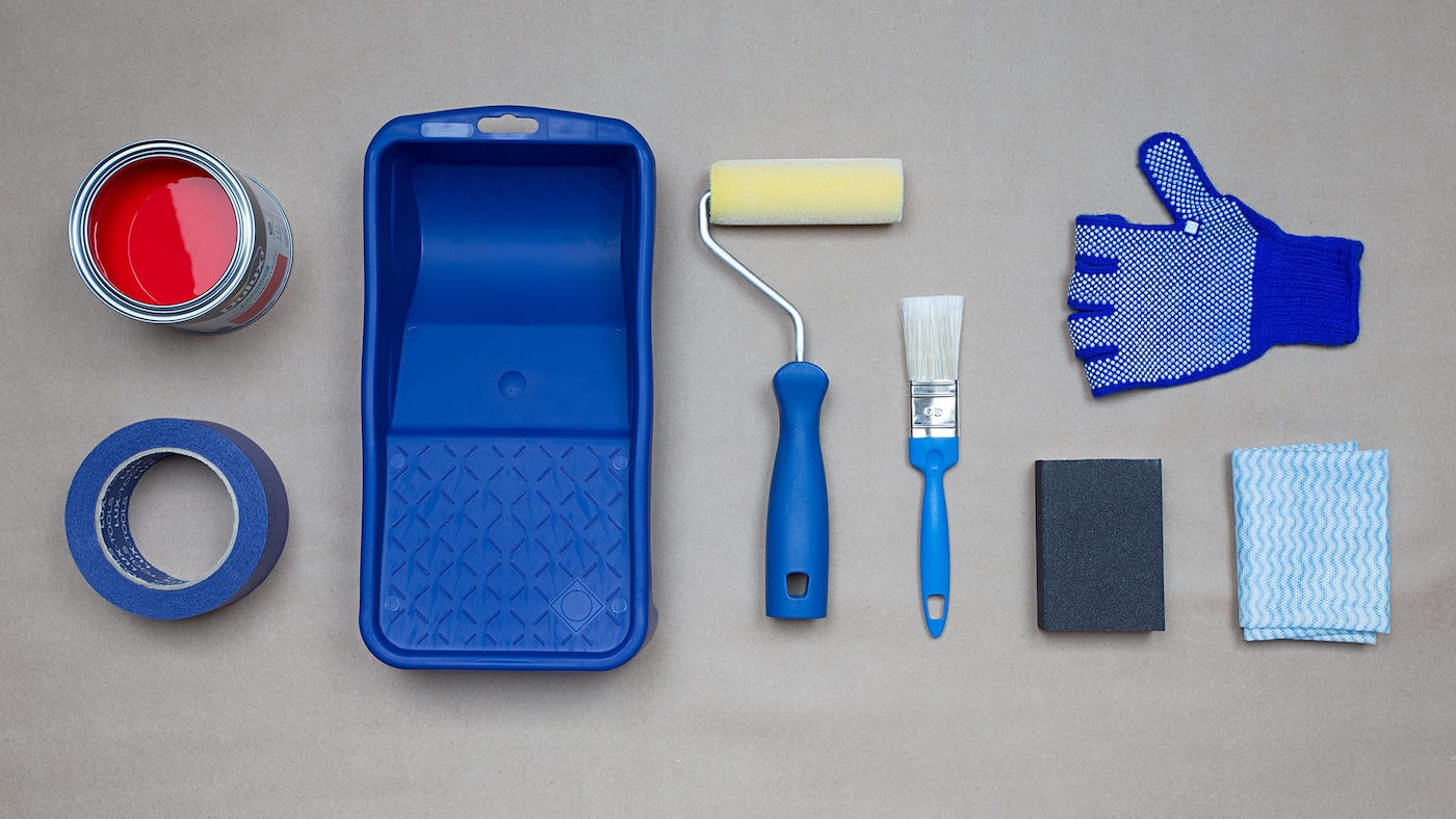 Malowanie drewnianej półki - potrzebne narzędzia