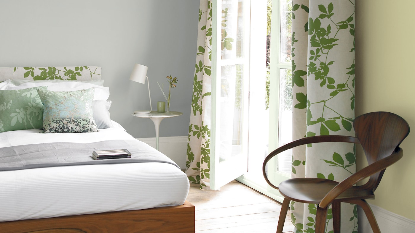 Sypialnia w skandynawskim stylu