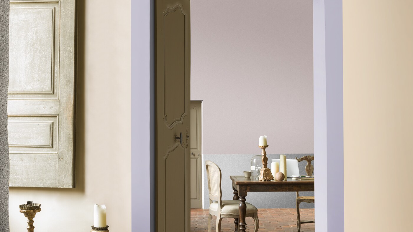 Love the soft purples found in the French countryside? Emulate the romantic feel of Provence by painting your home in violets and lilacs.