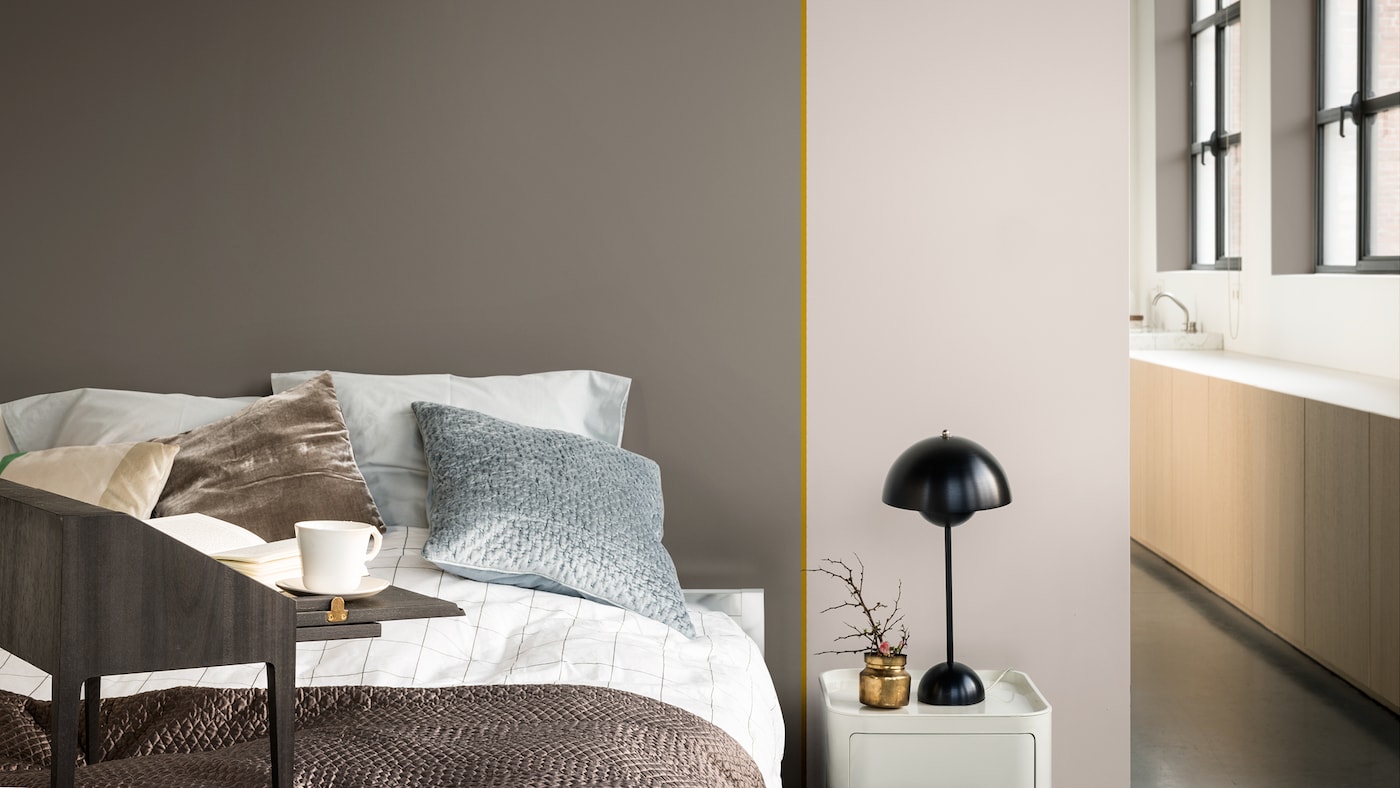 Make your bed a multi-use space with clever solutions.