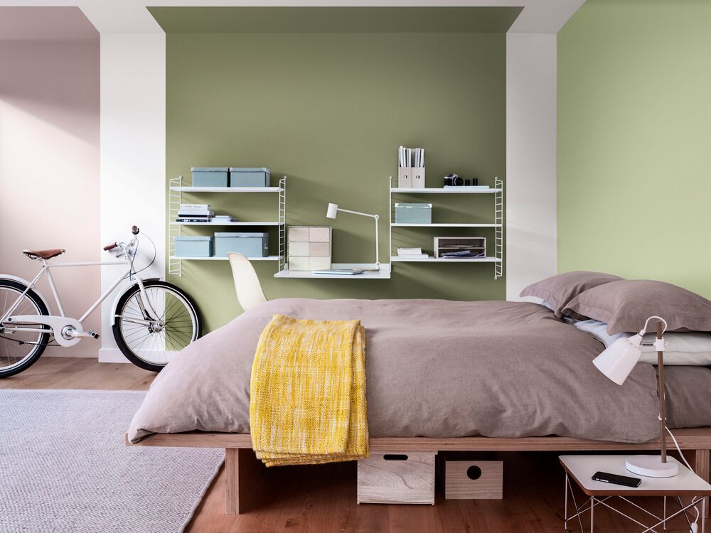 lime paint bedroom