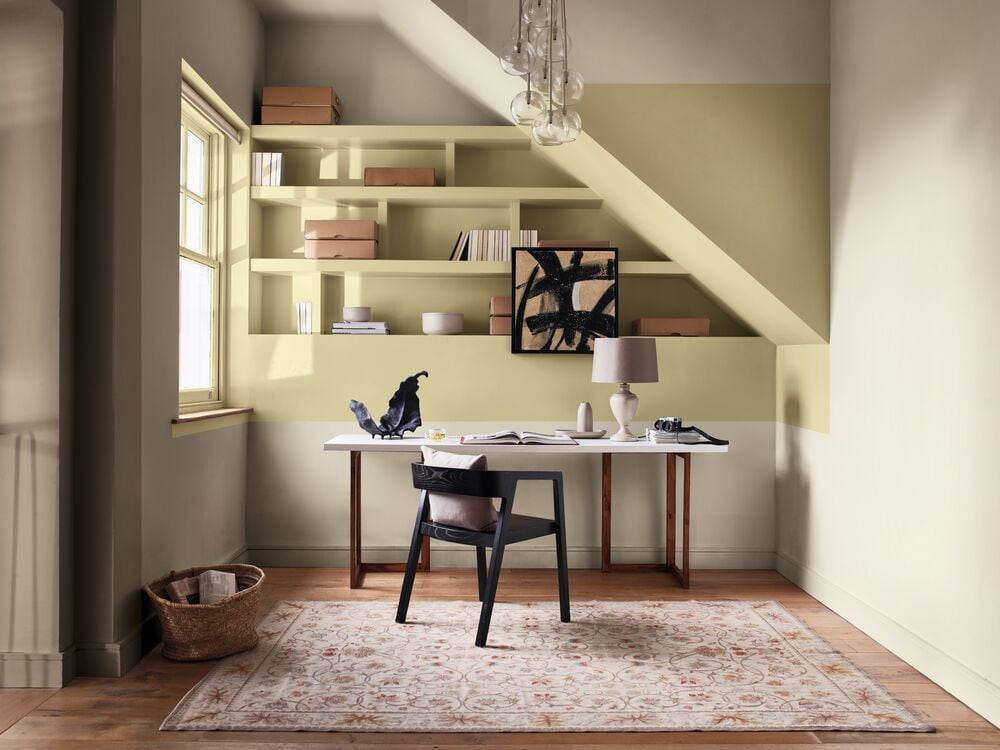 Lime paint colour