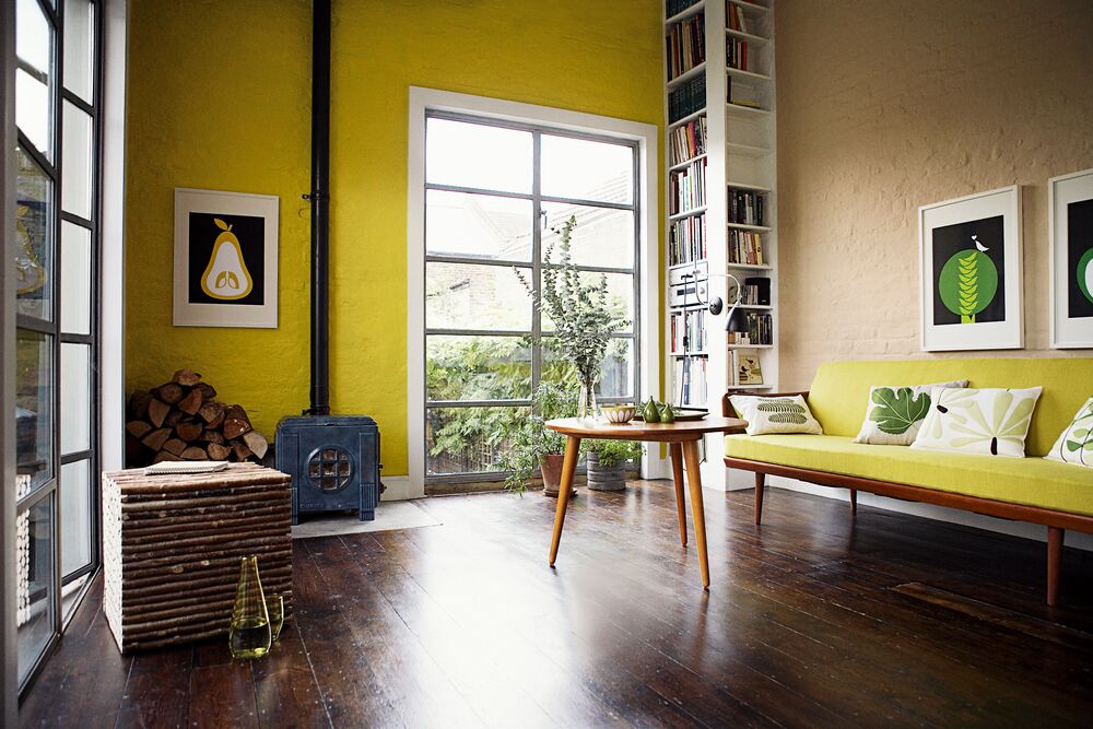 Yellow wall colour