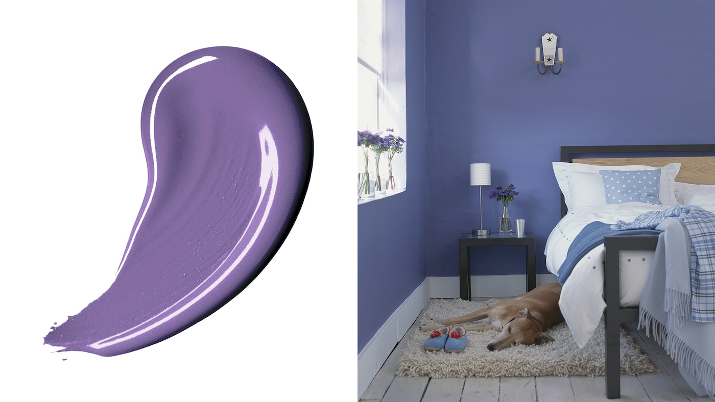 Le violet est un des tons les plus paisibles dans le spectre des couleurs, procurant une sensation de relaxation et de bien-être.