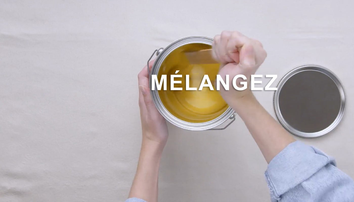Mélangez la peinture