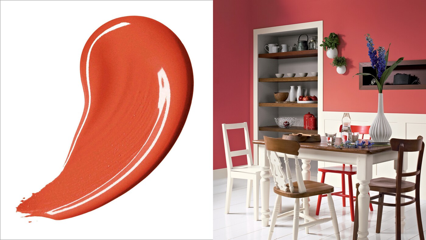 Le rouge est la couleur la plus énergique du spectre et peut donner à un espace une atmosphère chaleureuse et accueillante.