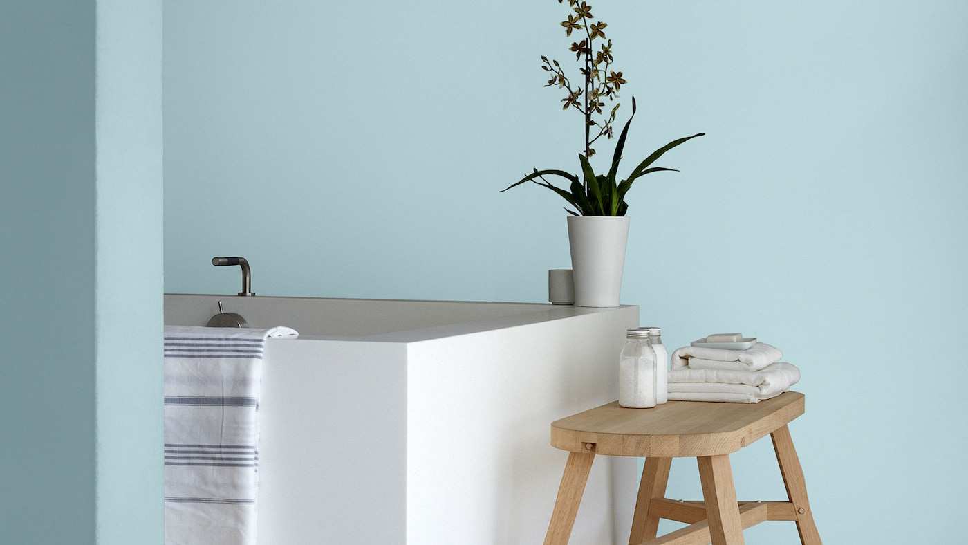 Salle de bain Bleu Céladon
