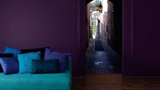 Salon turquoise, peinture turquoise