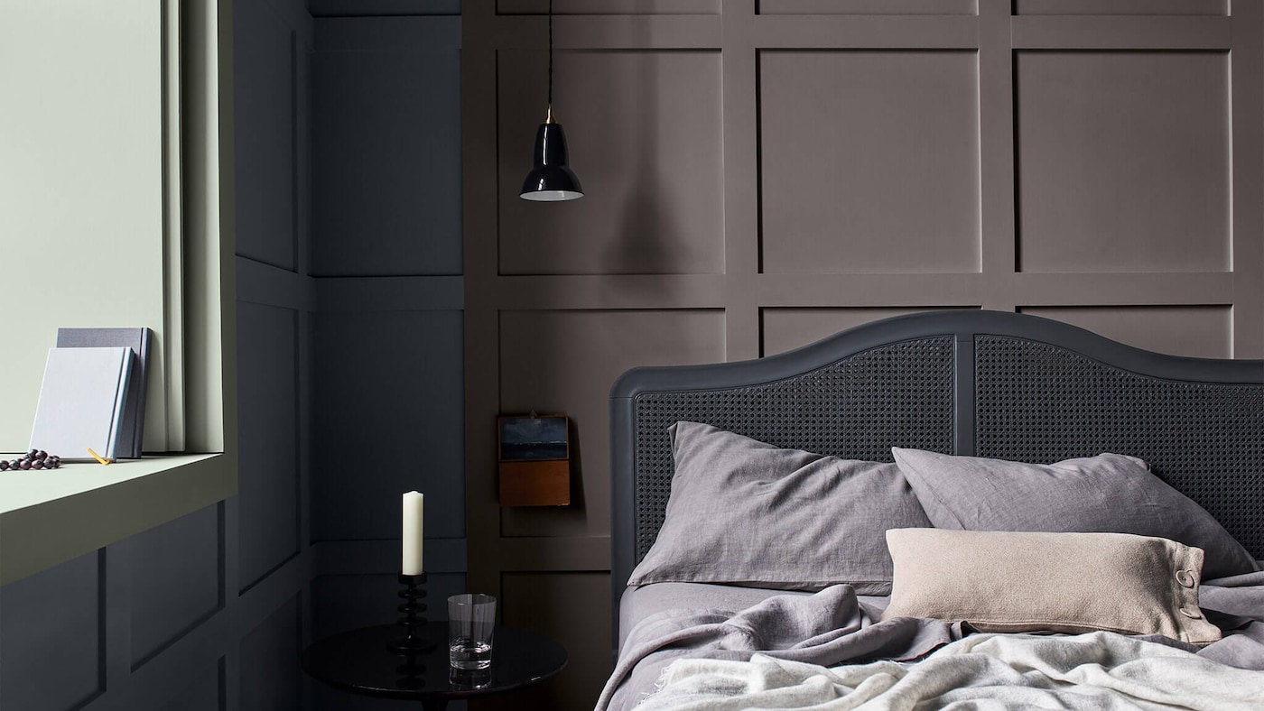 Une chambre minimaliste avec la palette Sens