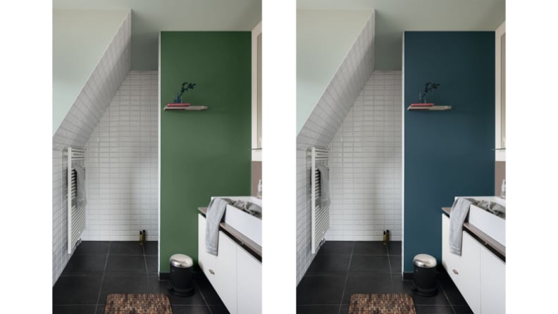 peinture cuisine et bain salle de bain tonique