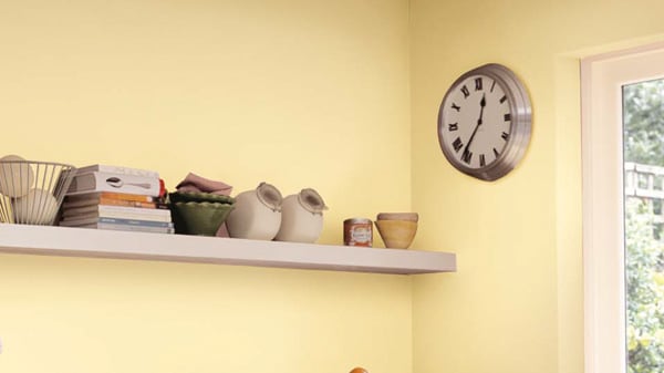 Kitchen yellow paint