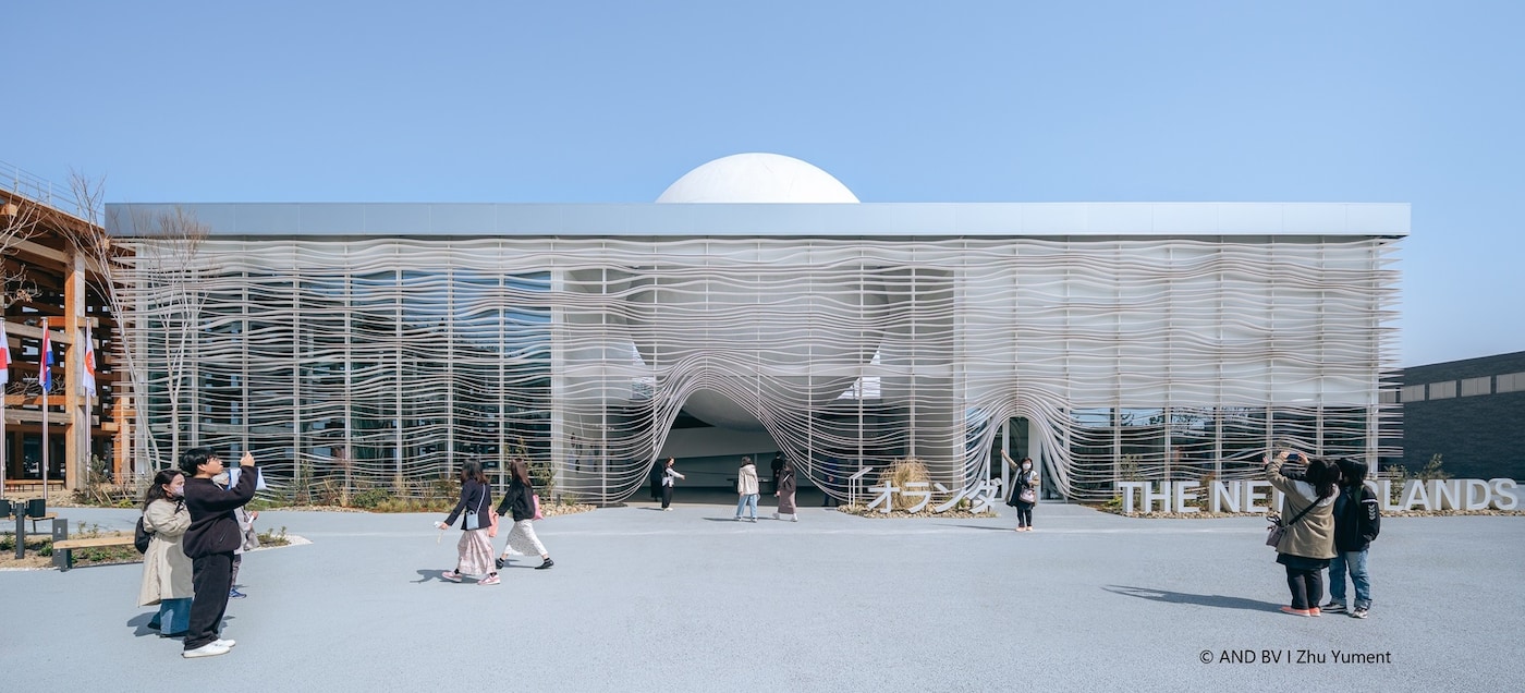people walking in an exhibition
