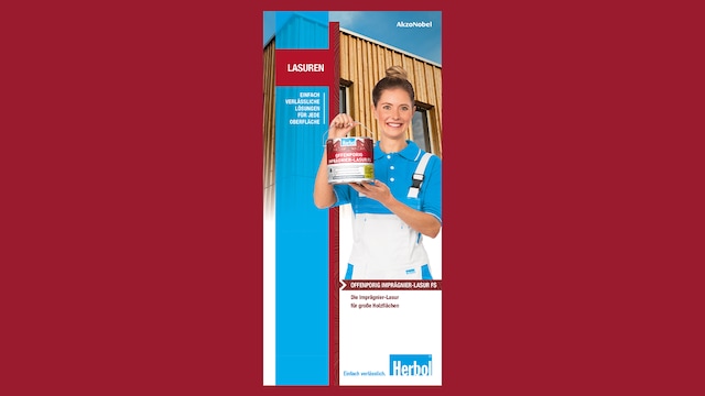 Flyer Offenporig Imprägnier-Lasur
