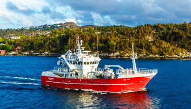 Fishing vessel at sea
