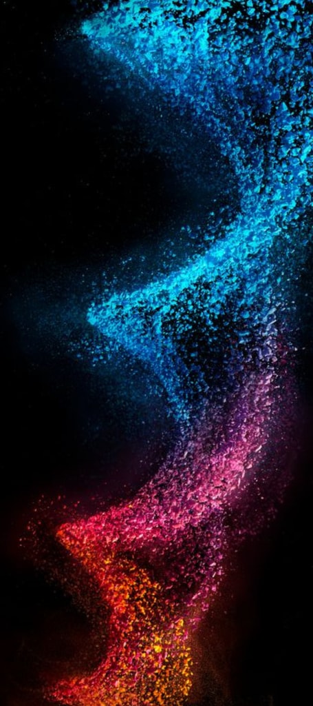 Powder particles forming a DNA