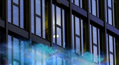 Facade showcasing architectural coating quality