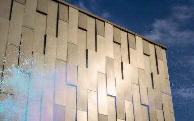 Anodic bronze powder coating effect