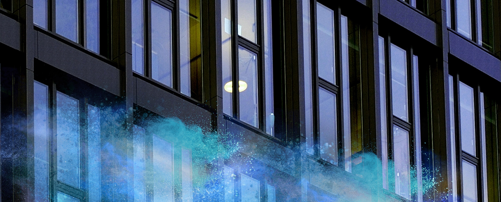 Facade showcasing architectural coating quality