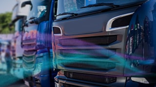 Blue truck with corrosion-resistant finish