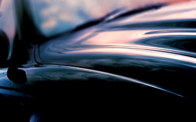 Black motorbike surface