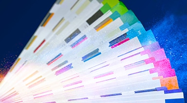 Color swatches colorful