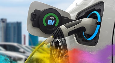 EV battery lightened up