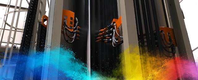 Low curing coating line