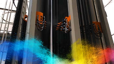 Low curing coating line