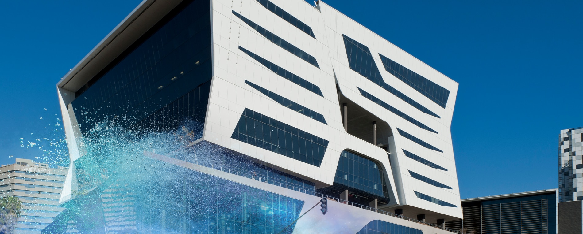 Textured finish surface