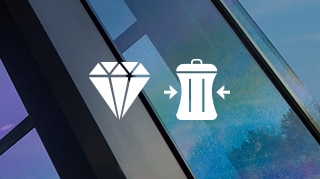 Powder coated aluminium window frame