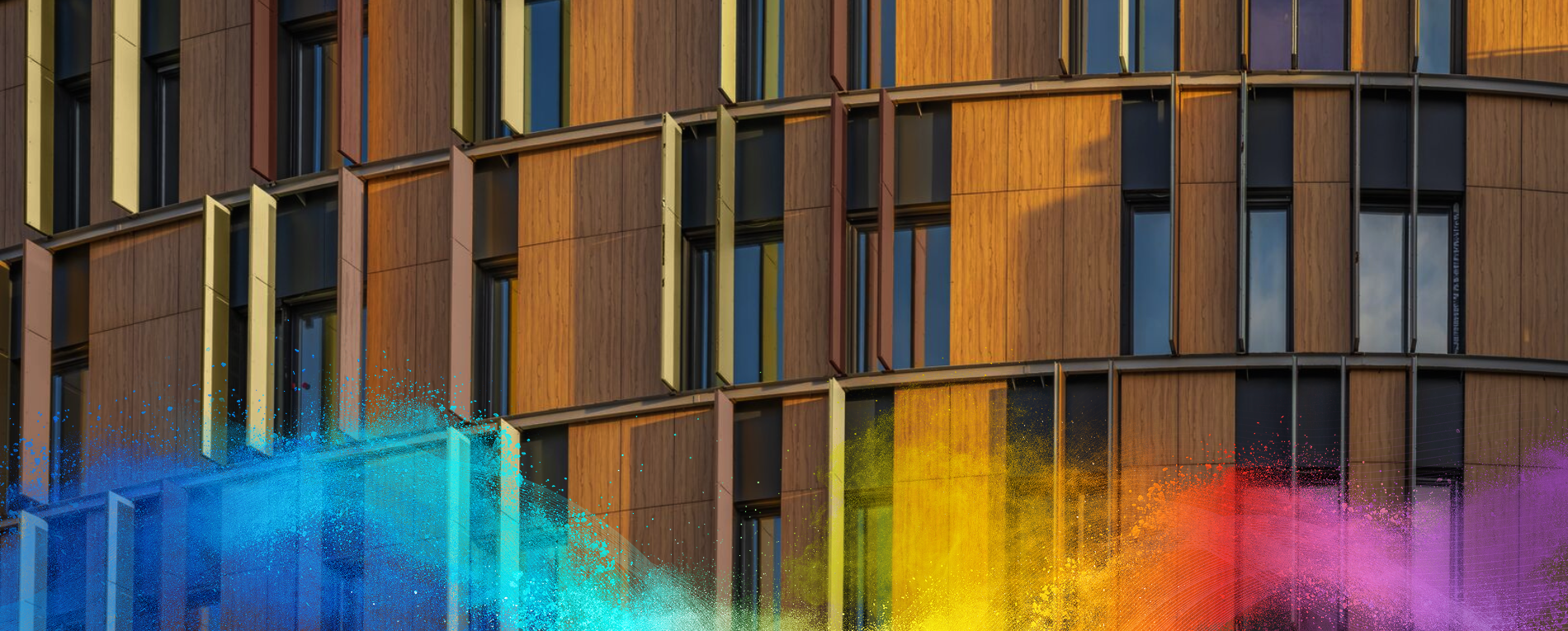 Fluoropolymer facade