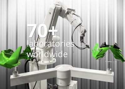 70+ laboratories worldwide