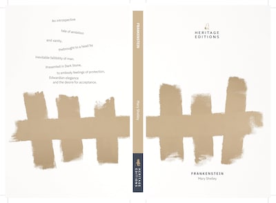 heritage book cover - Frankenstein