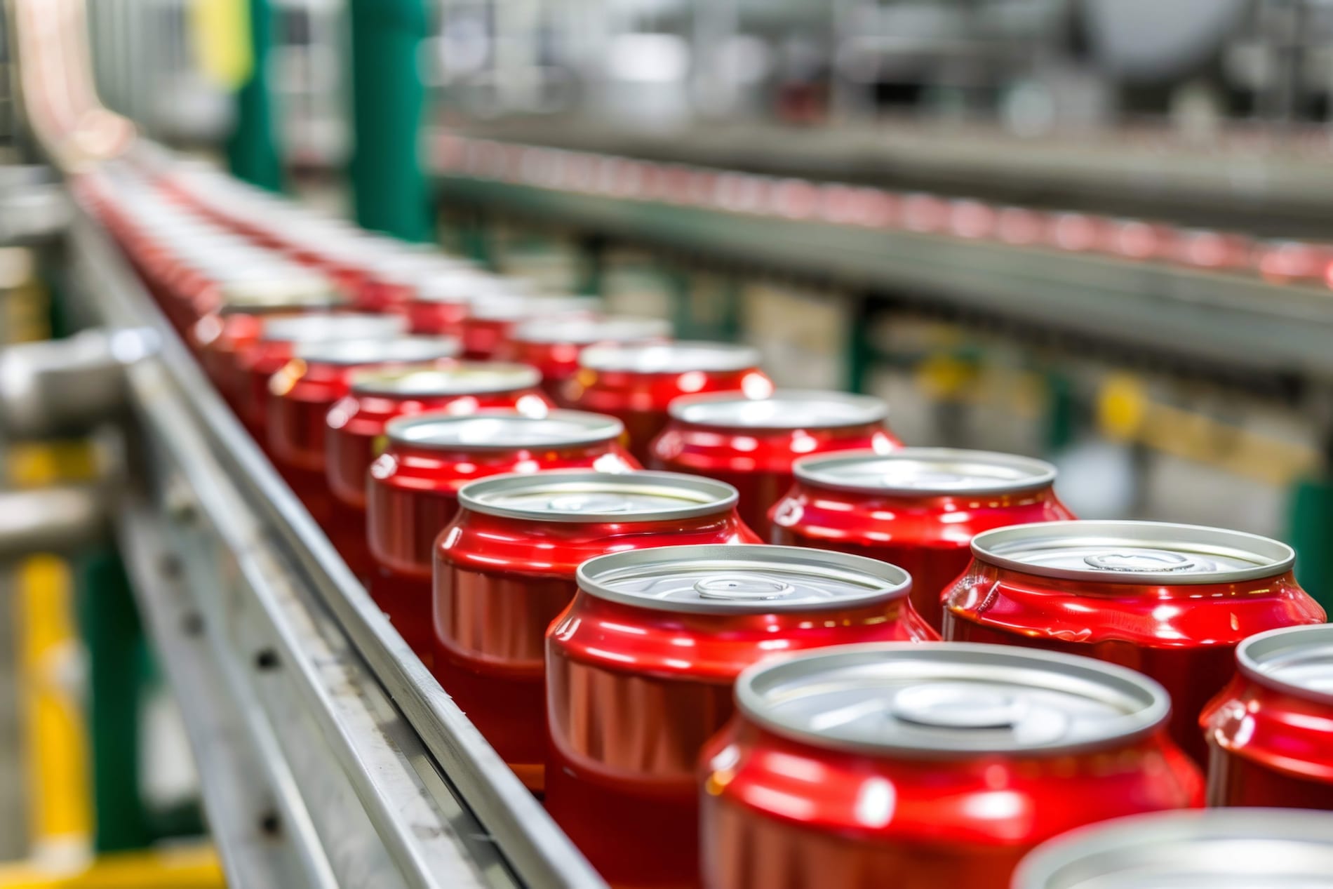 Red cans production line