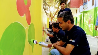 AkzoNobel and MasterPeace complete 100 ‘Let’s Colour Walls of Connection'