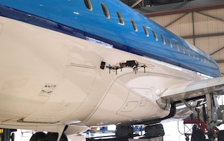 AkzoNobel’s new drone inspection tool lifts aircraft paint maintenance to next level