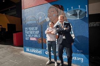 Powerful mural from AkzoNobel and Plan International Australia gives girls a voice