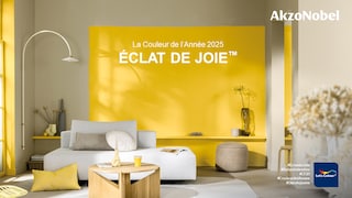 Osez le jaune avec Éclat de Joie, la Couleur de l’Année 2025 d’AkzoNobel