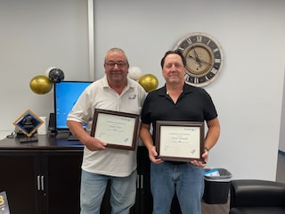 AkzoNobel Celebrates the Super Anniversaries of Two Flying Hills Employees