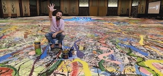 AkzoNobel supports inspirational global artist, Sacha Jafri for world record attempt