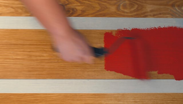 Paint the central strip