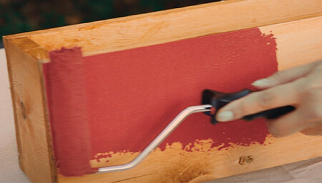 Sand and paint the outside